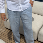 Capri Linen Trousers - Tailored Menswear 4
