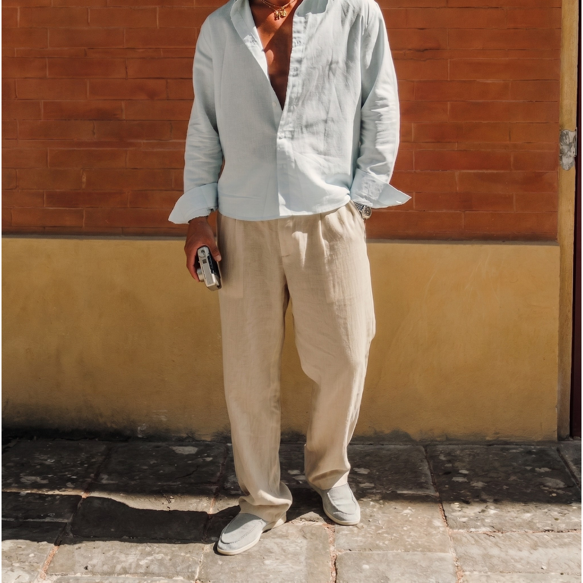 Casablanca Linen Trousers - Tailored Menswear 10