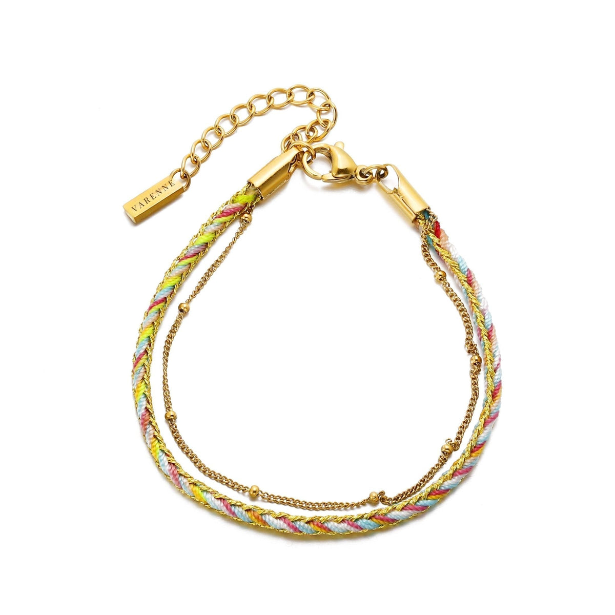 Colorful Enamel Layered Bracelet, 16 cm — Rio