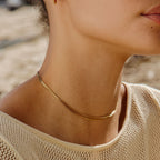Four Layer Chain Choker, 36 cm — Riviera