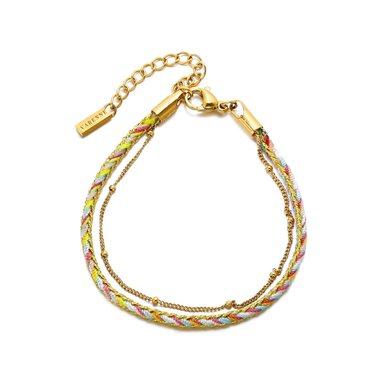 Colorful Enamel Layered Bracelet, 16 cm — Rio