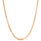 Herringbone Choker, 4 mm, 39–44 cm — Kauai
