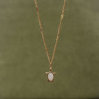 Mother of Pearl Turtle Necklace — Guardian