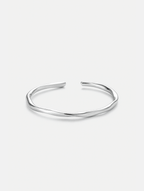 Twist Cuff Bracelet, Polished Silver-Tone — Vérité