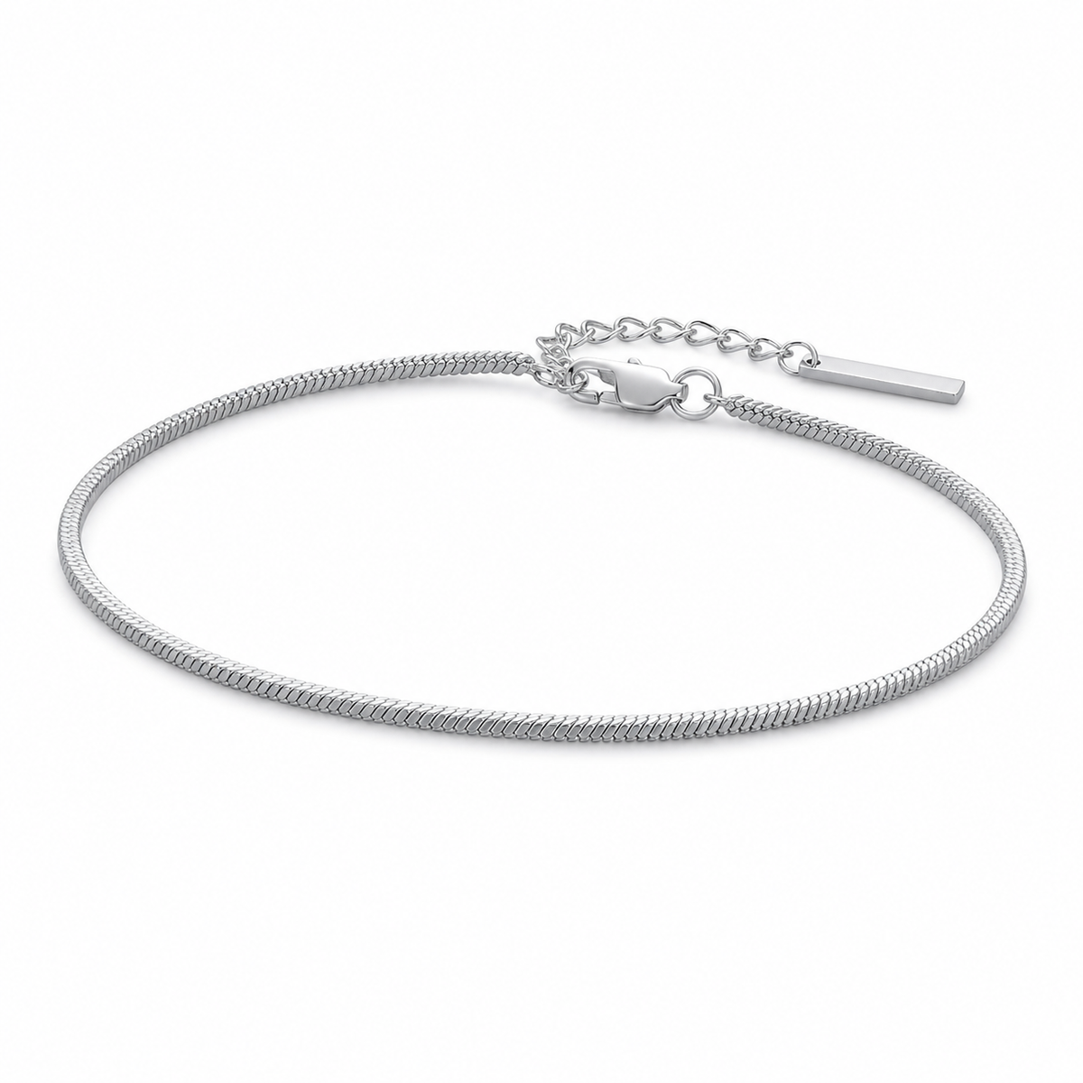 Silver Stainless Steel Chain Bracelet Collection 13