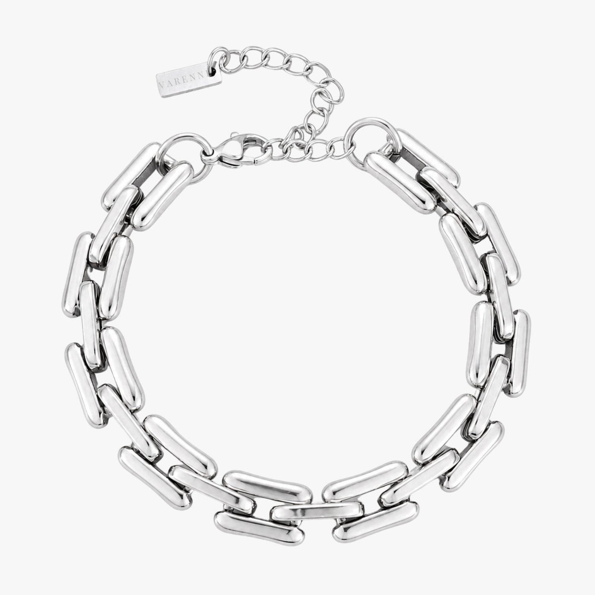 Chunky Link Chain Bracelet, 8.5 mm, Steel