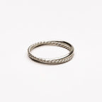 Interlaced Double Band Ring — Harmony