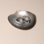 Round Opal Band Ring, 5 mm, Stainless Steel