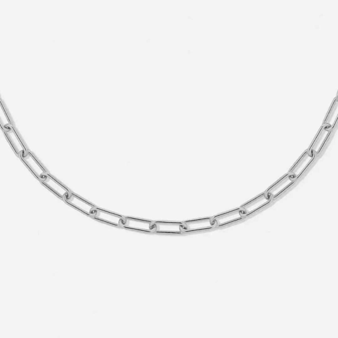 Paperclip Chain Choker, 3 mm × 39 cm — Cozumel