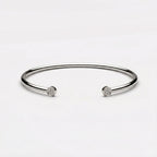 Pavé Disc End Cuff Bracelet — Mirari