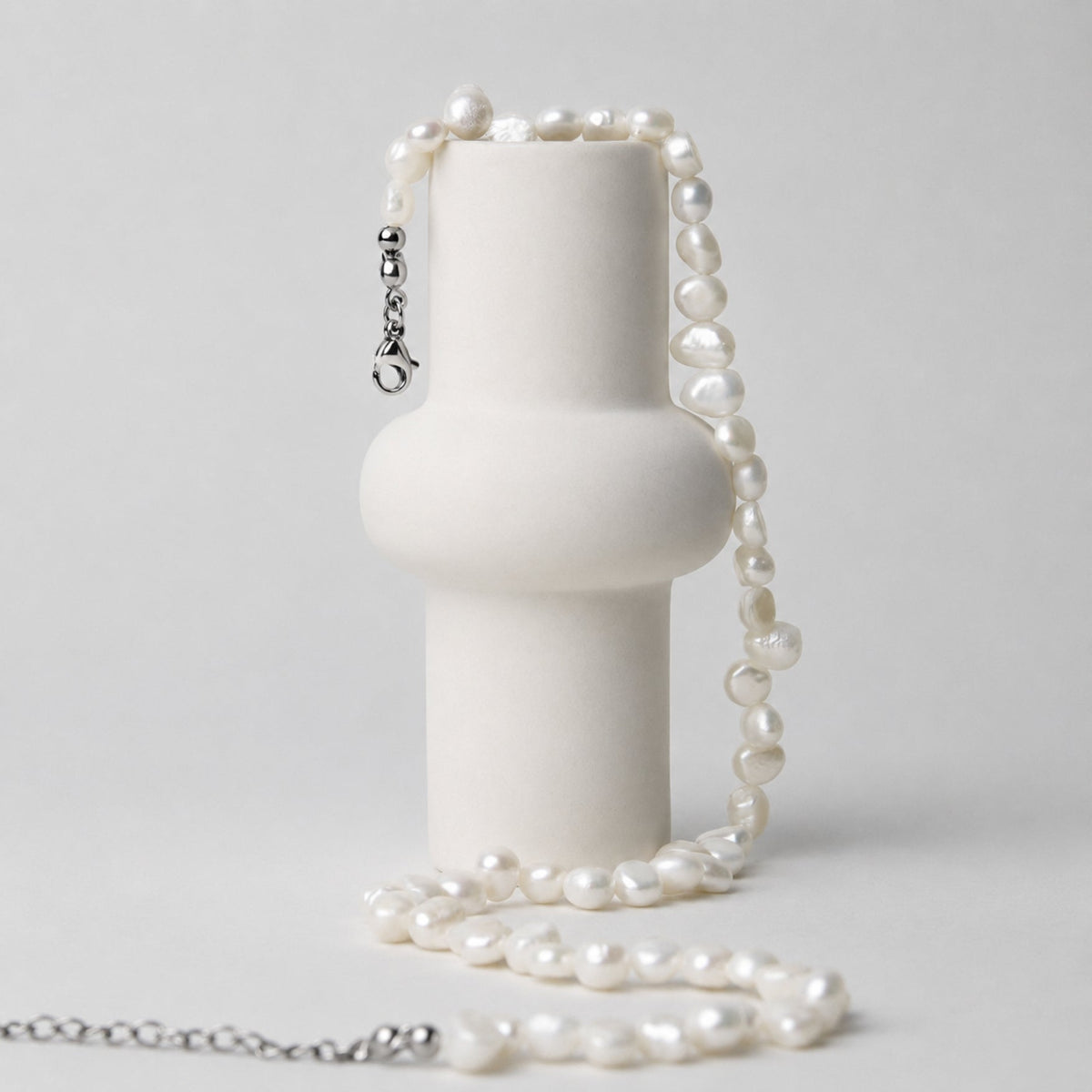 Irregular Freshwater Pearl Choker, 36–41 cm — Sunseeker