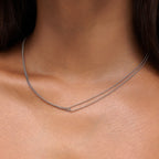 Split Chain Choker, 39 cm — Double Trouble