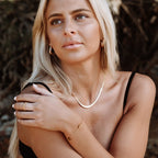 Herringbone Choker, 4 mm, 39–44 cm — Kauai