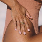 Sculpted Openwork Band Ring — Gaia