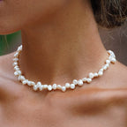 Irregular Freshwater Pearl Choker, 36–41 cm — Sunseeker