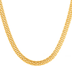 Woven Chain Choker, 6 mm, Steel — Sifnos