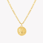 Roman Coin Pendant Necklace, Steel — Roma