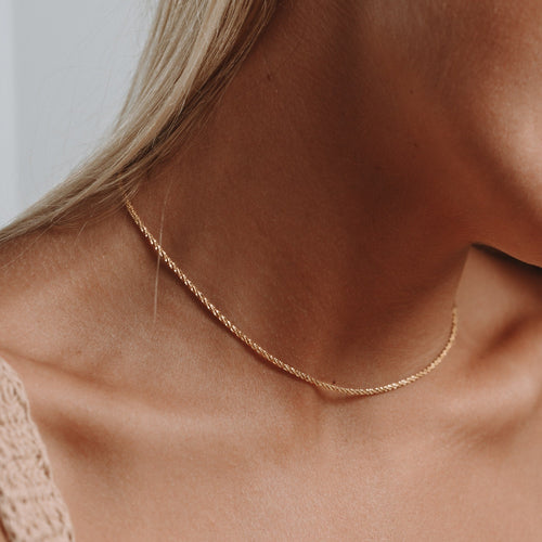 Fine Link Chain Necklace, 1.8 mm × 39 cm — Piana