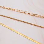 Rope Chain Necklace, 2 mm × 39 cm — Calvi