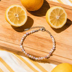 Pink Freshwater Pearl Bracelet — Perla Rosa