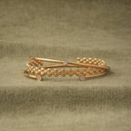 White Zircon Open Cuff Bracelet — Solar