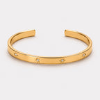 Starburst Zircon Cuff Bracelet — Starlight