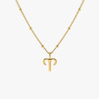 Zodiac Symbol Pendant Necklace, 10 mm