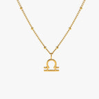 Zodiac Symbol Pendant Necklace, 10 mm