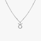 Zodiac Symbol Pendant Necklace, 10 mm