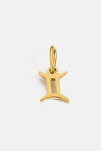 Zodiac Sign Pendant, 7 mm, Gold-Tone Stainless Steel