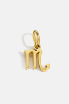 Zodiac Sign Pendant, 7 mm, Gold-Tone Stainless Steel