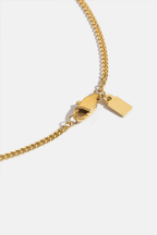 Zodiac Sign Pendant, 7 mm, Gold-Tone Stainless Steel